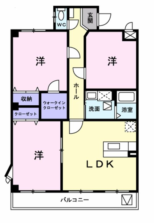 ベル アンジュの間取り