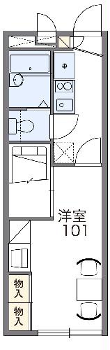 レオパレスたまゆらの間取り