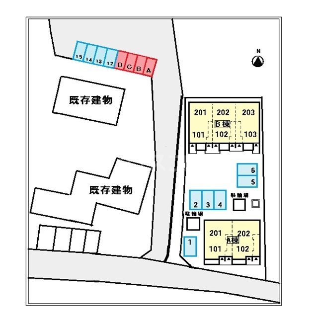 2/8 駐車場