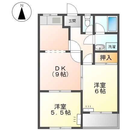 サンシャイン上坂の間取り