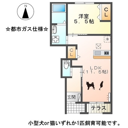 リブ・ルーラルⅢの間取り