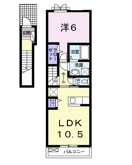 リヴェールの間取り