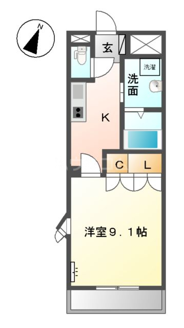ボーリバージュの間取り