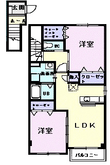 ファンシ-ハイムNANAの間取り