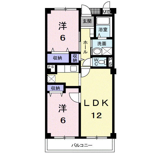 タツミ Bの間取り