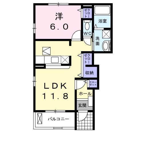 アルビレオの間取り