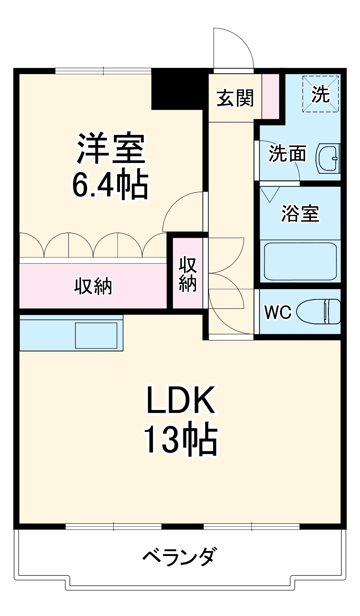 エルンテ・オーシモの間取り