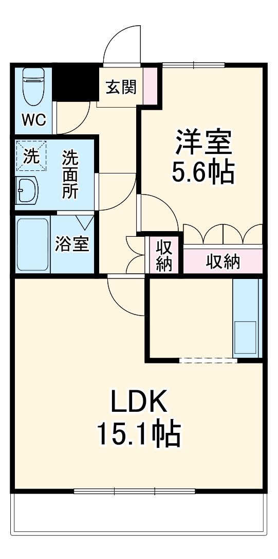 フレンドシップSHONANの間取り