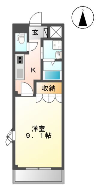 ピュアパレスⅡの間取り