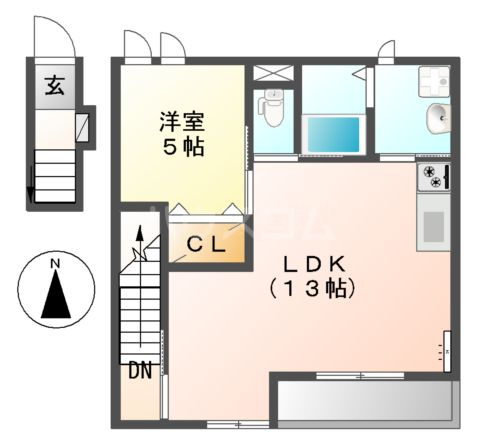 グラン ベルの間取り