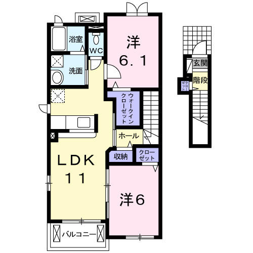 ポリッシュの間取り