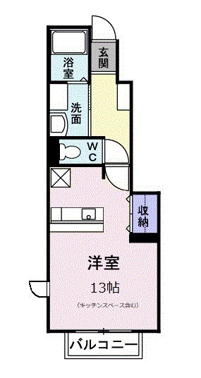 エンペラーヒルズ平手の間取り