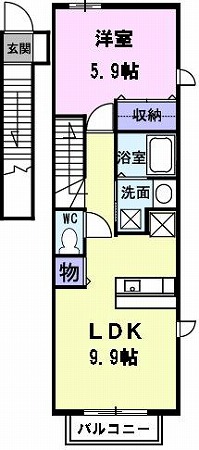 グラン・シャローⅡの間取り