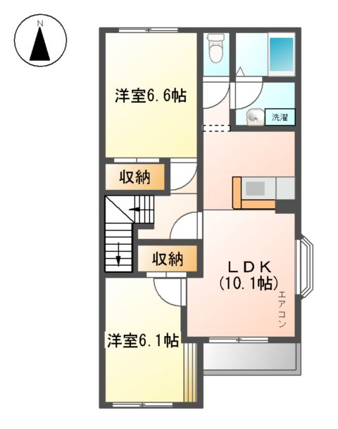 ブランシェ・憩の間取り
