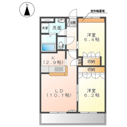 ハピネスワラクの間取り