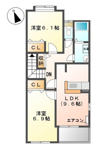 コーポ加藤の間取り