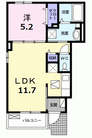 コスモ・ビリンの間取り