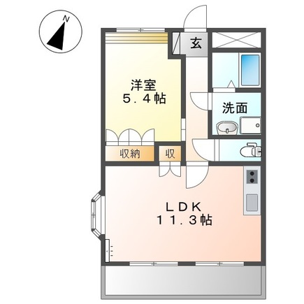エスポアールⅡの間取り