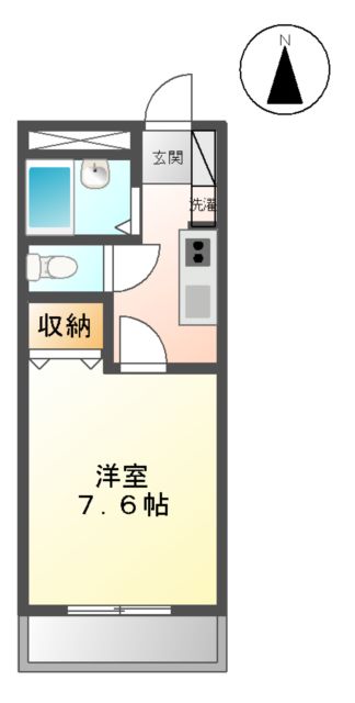 ハイツラベンダーの間取り