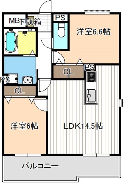 プレサージュの間取り