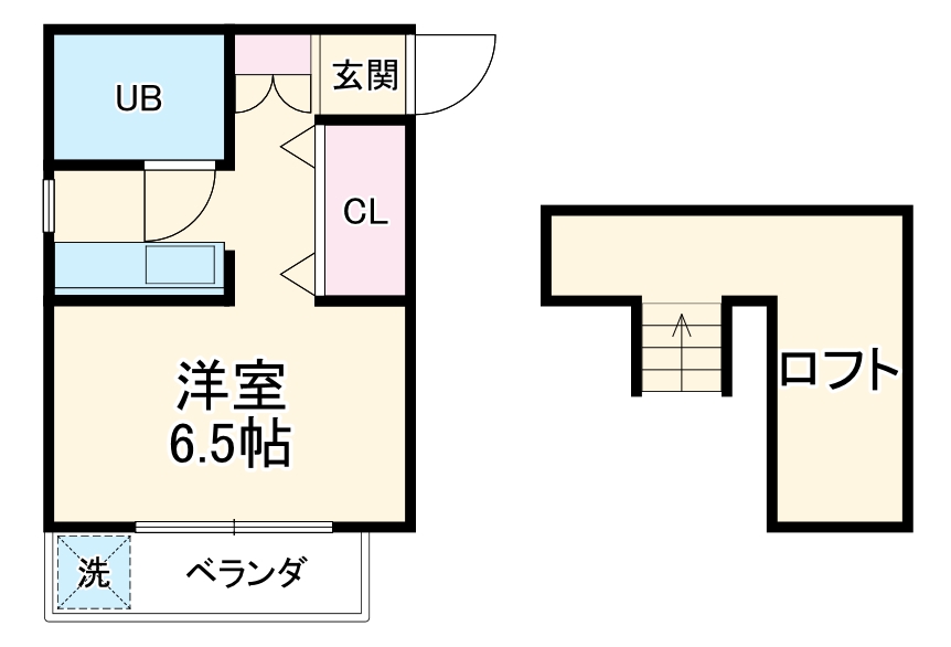 リトルマーメイドの間取り