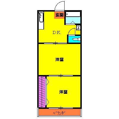 ポルポーラBの間取り