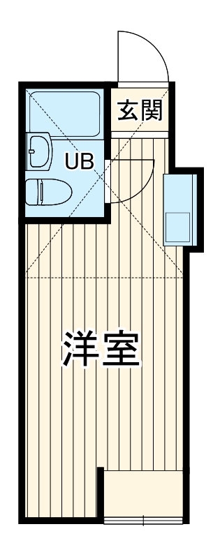 ネオステージ蒔田の間取り