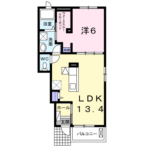 レジデンス タカハシⅡの間取り