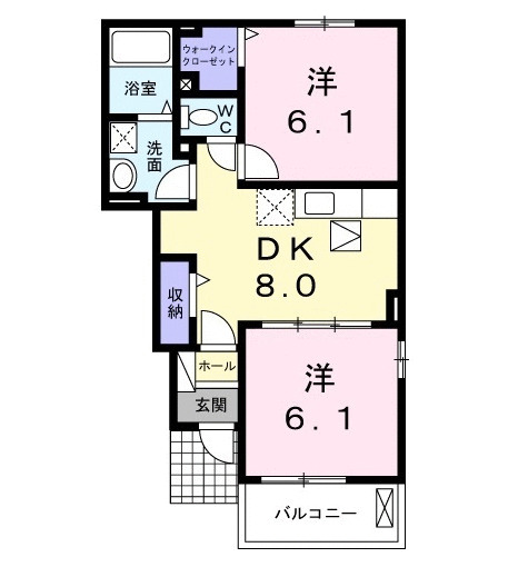 フィオーレTSSの間取り