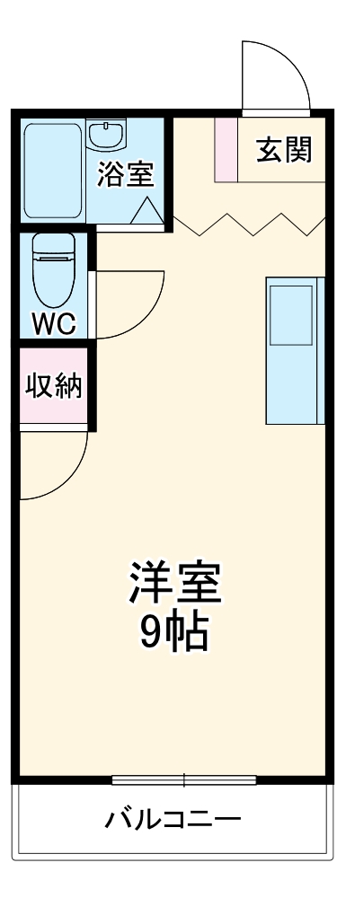 コーポリブライトの間取り