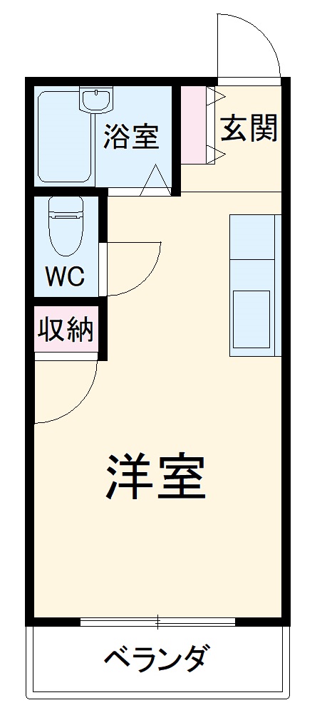 コーポリブライトの間取り