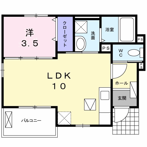 コリーヌメゾンDの間取り