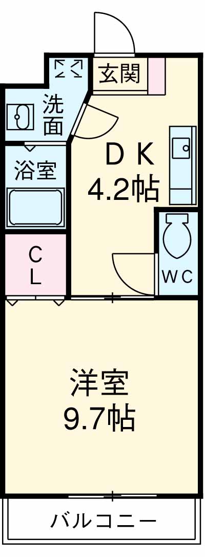 フローラル堀木の間取り