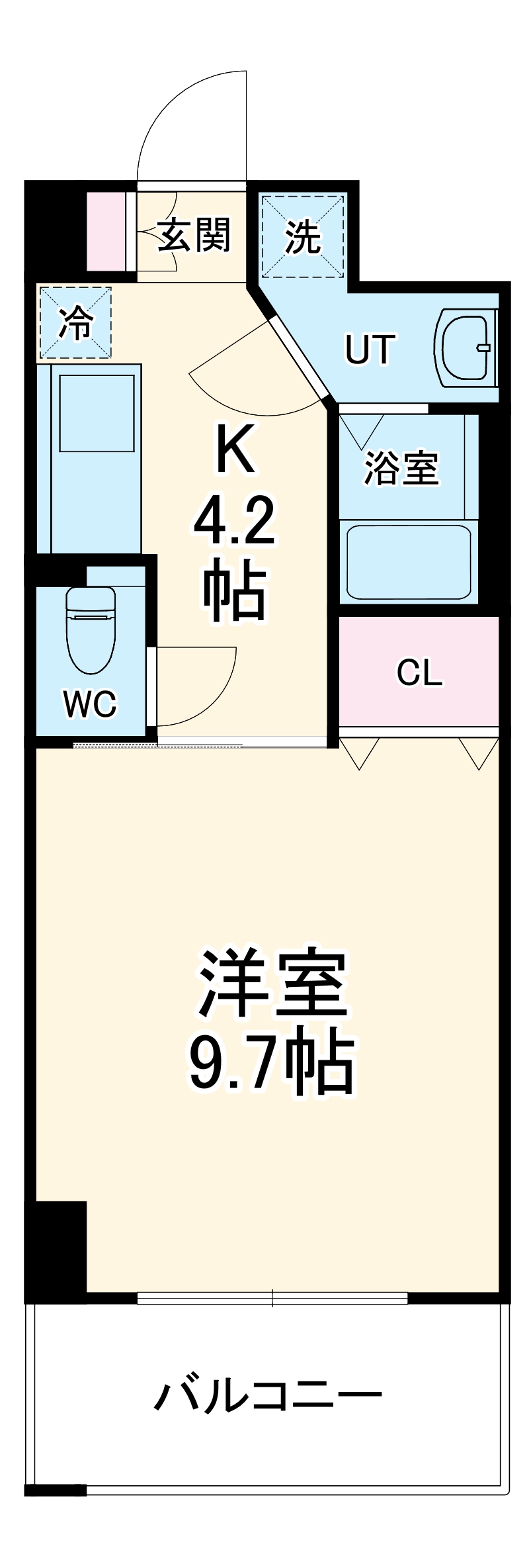 フローラル堀木の間取り