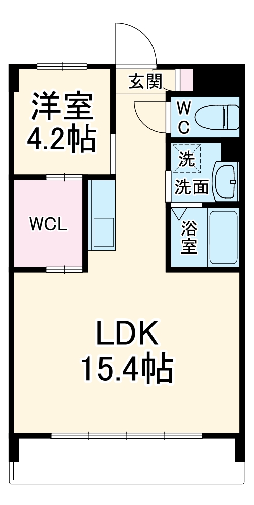 ペルル清華の間取り