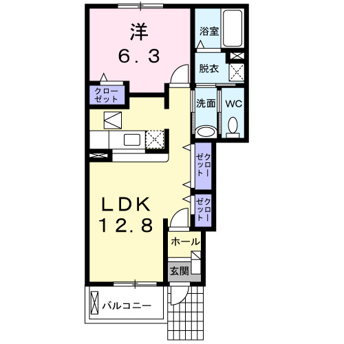 KハウスⅣの間取り