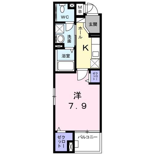プランドール美鶴の間取り