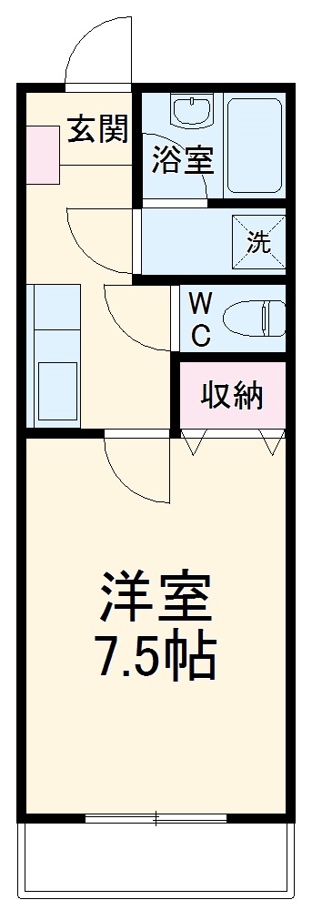 ジュネッセ シマの間取り