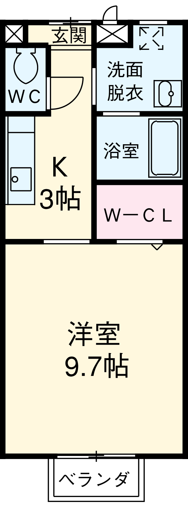 アムール丸山の間取り