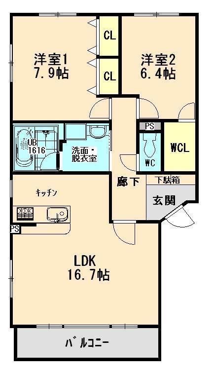 フローリッシュの間取り