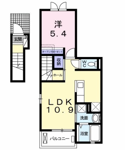 コリーヌ・Mの間取り