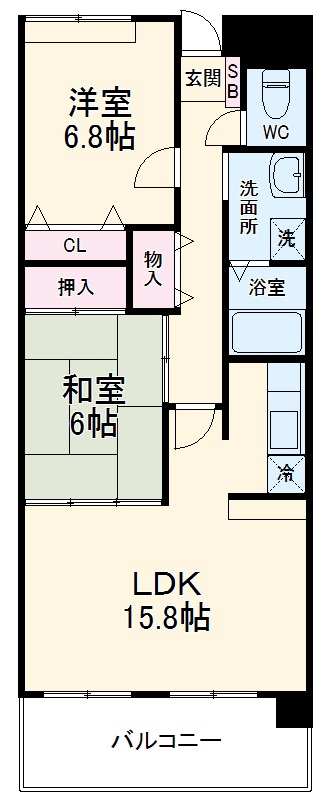 カトルセゾンの間取り
