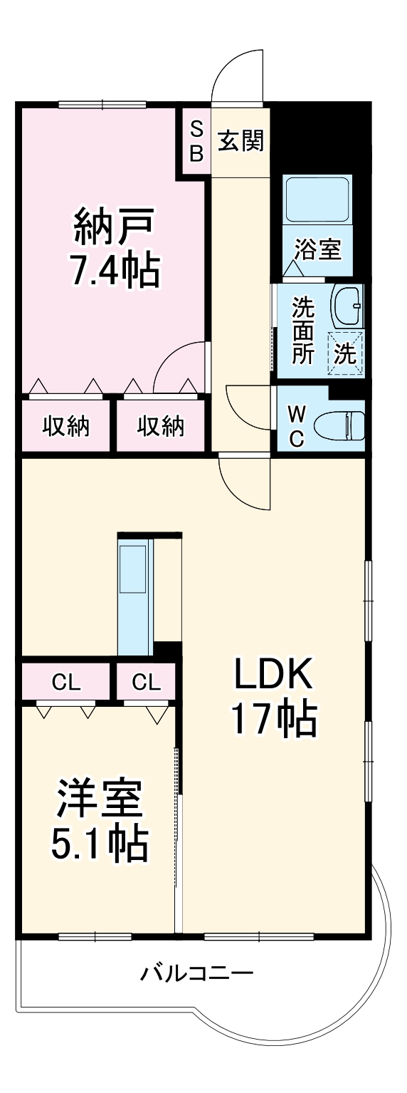 ボンヌシャンスの間取り