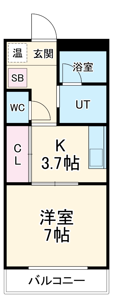 アビタシオンⅡの間取り