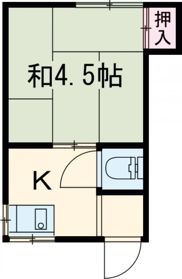 香林荘の間取り
