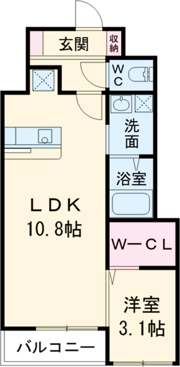Patria高畑の間取り