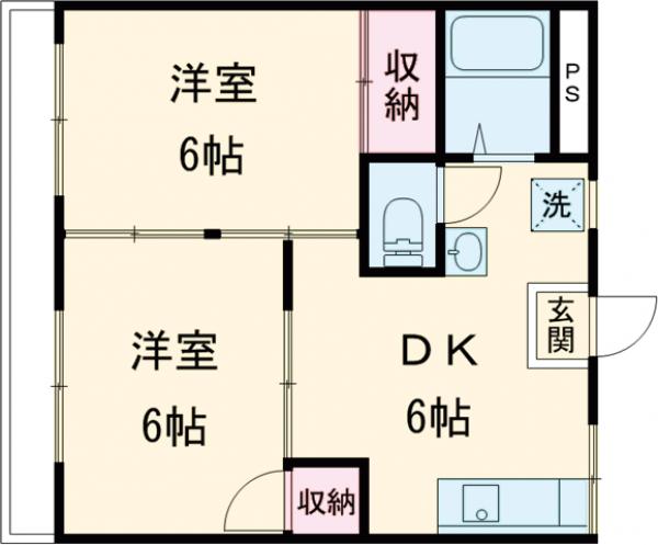 フォーブルばばB棟の間取り