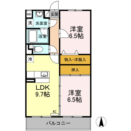 セイントファミーユの間取り