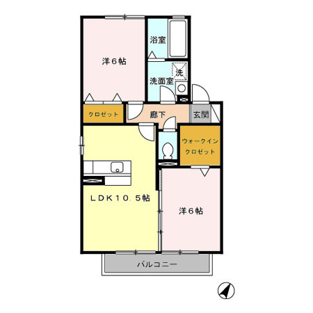 アムールの間取り