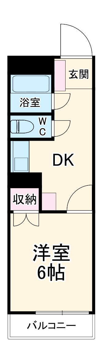 畑ハイツの間取り